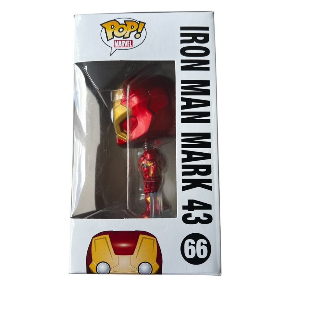 Funko POP Iron Man Mark 43 #66 Released 2015 in Avengers Age of Ultron Series - Picture 2 of 6